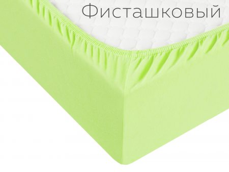 Простыня трикотажная на резинке 160х200х20