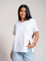 Асимметрия(белый) футболка