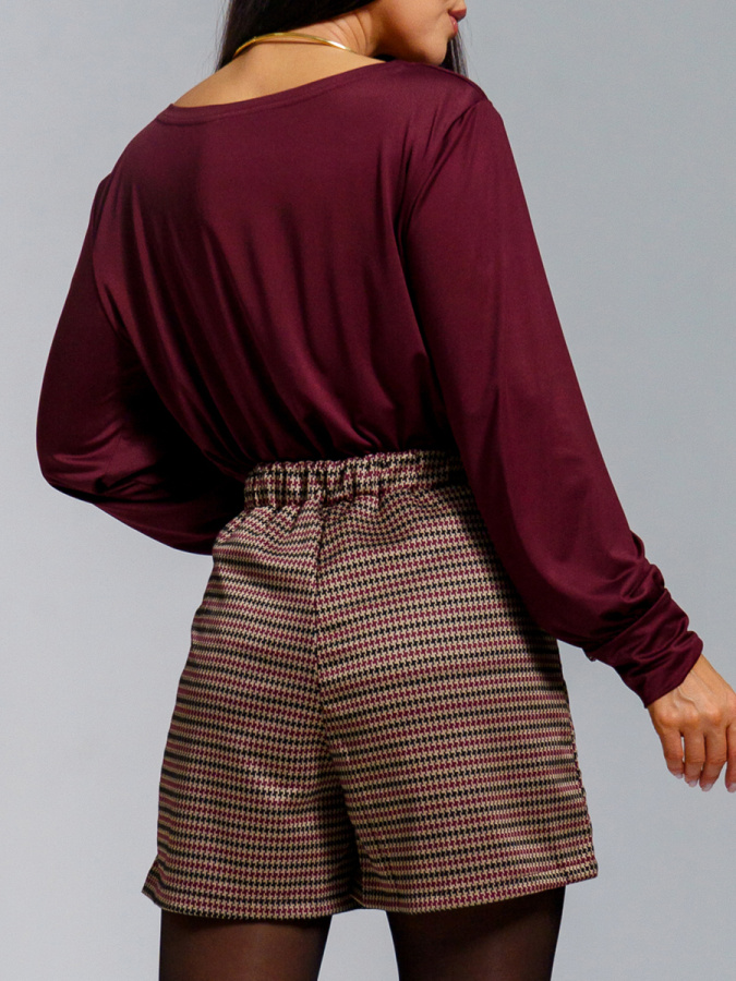 Рапсодия(бордо) блузка