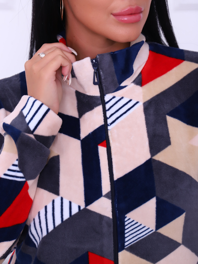 Форсаж(ромбы красные) толстовка