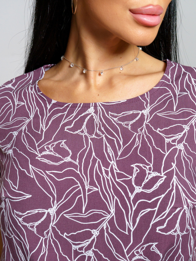 Белла(баклажан) платье