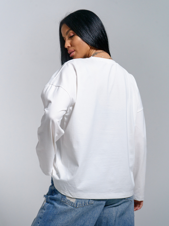 Лика(экрю) лонгслив