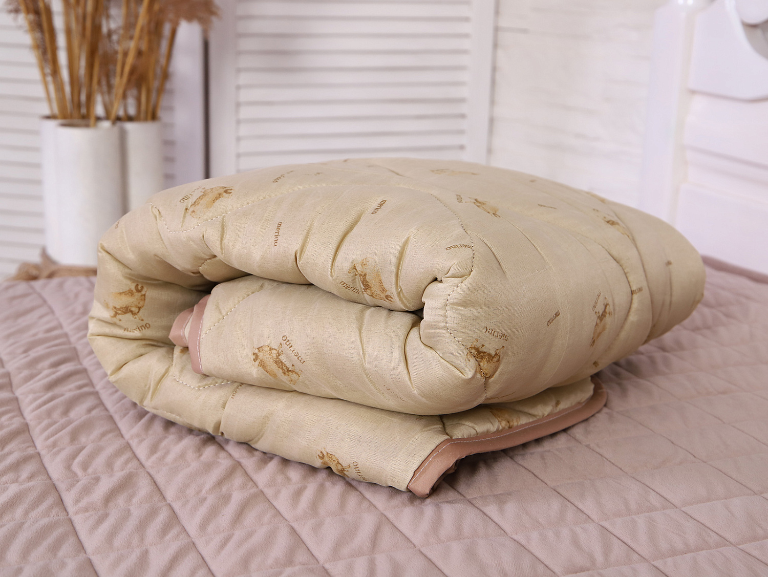 Одеяло "Овечья шерсть" всесезонное п/э