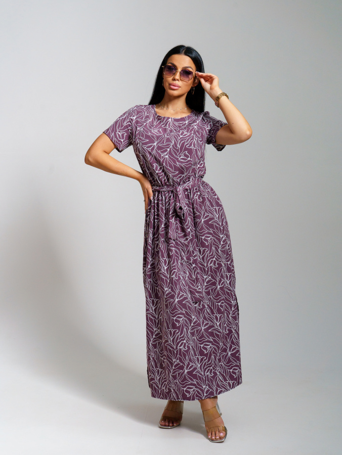 Белла(баклажан) платье