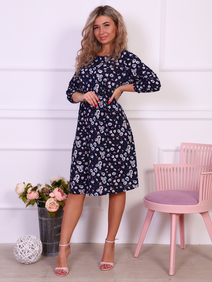 Корнелия(голубая) платье