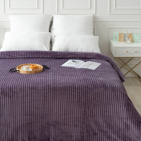 Вертикаль(чароит) плед велсофт