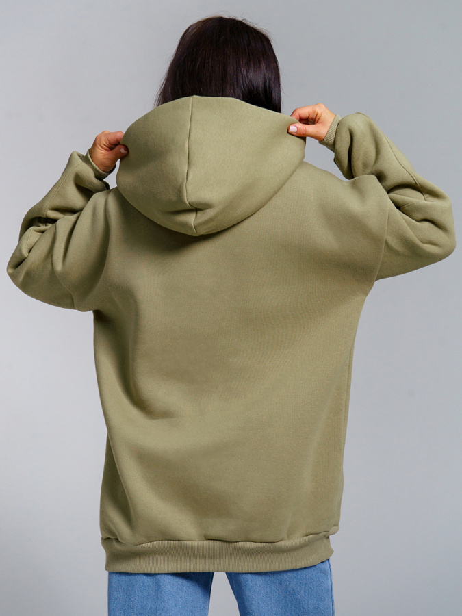 Перфект(олива) толстовка(худи)