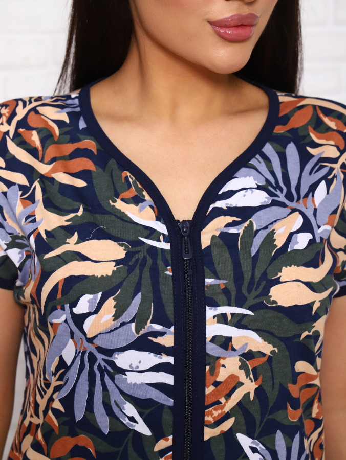 Ажур(листья) халат