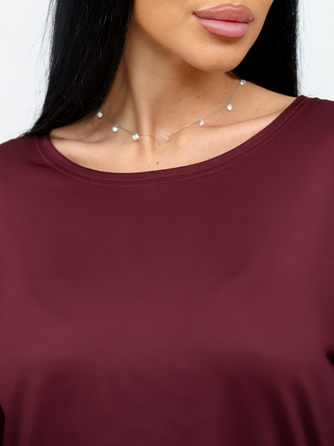 Рапсодия(бордо) блузка