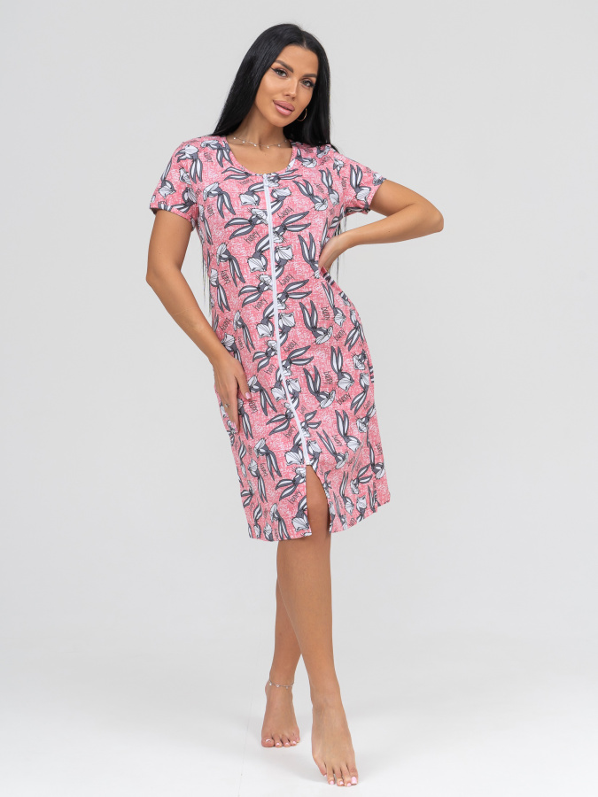 Зая (розовый) халат