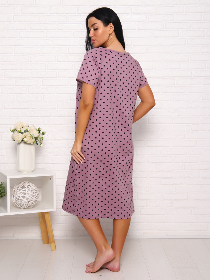 Катя(горох лиловый) сорочка ночная