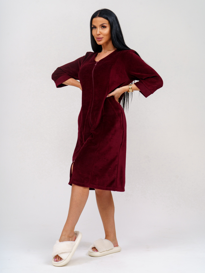 Азалия(бордо) халат