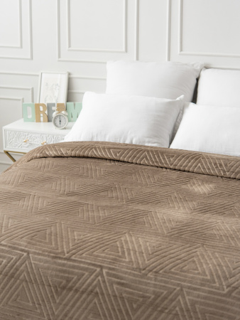 Клеопатра(молочный шоколад) плед велсофт