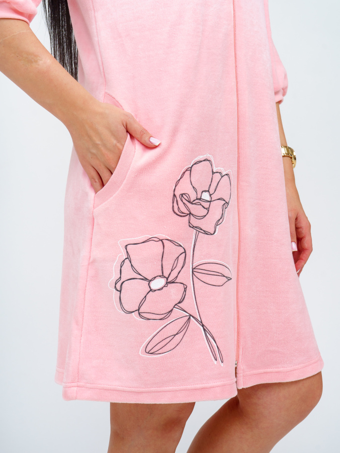 Вдохновение(персик) халат