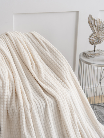 Мозаика(молоко) плед велсофт