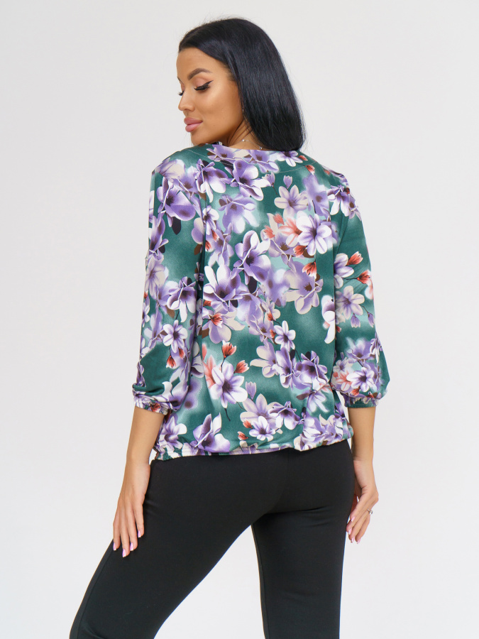 Фиалка(голубой) блузка