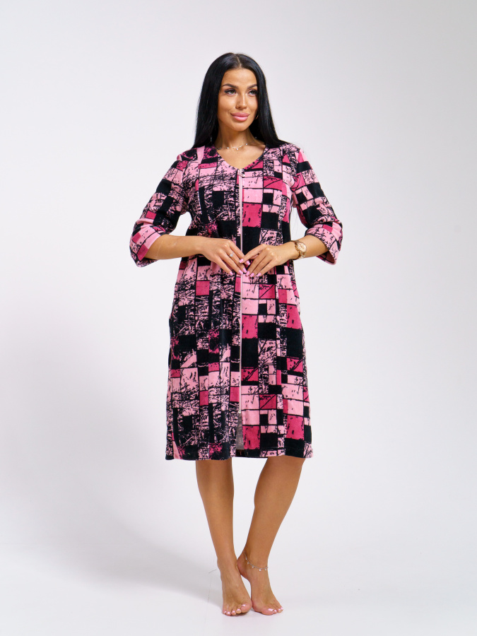 Азалия(розовый) халат