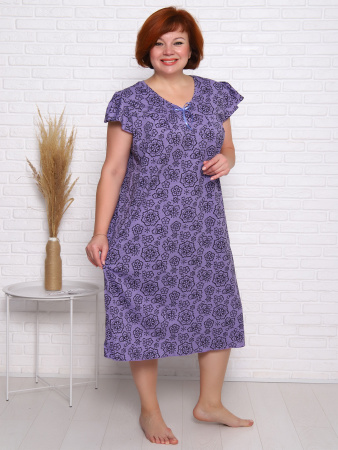 Фаина плюс(лаванда) сорочка ночная