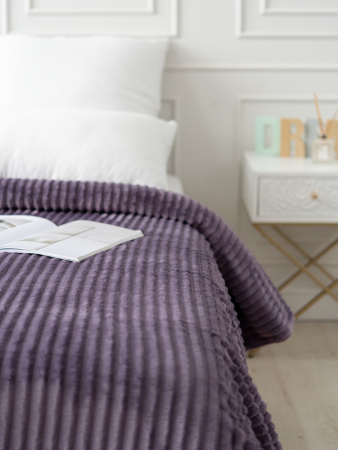 Вертикаль(чароит) плед велсофт