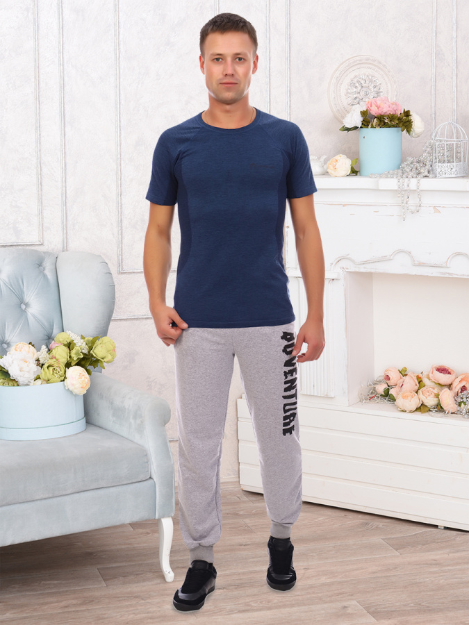 Роджер (меланж) брюки мужские