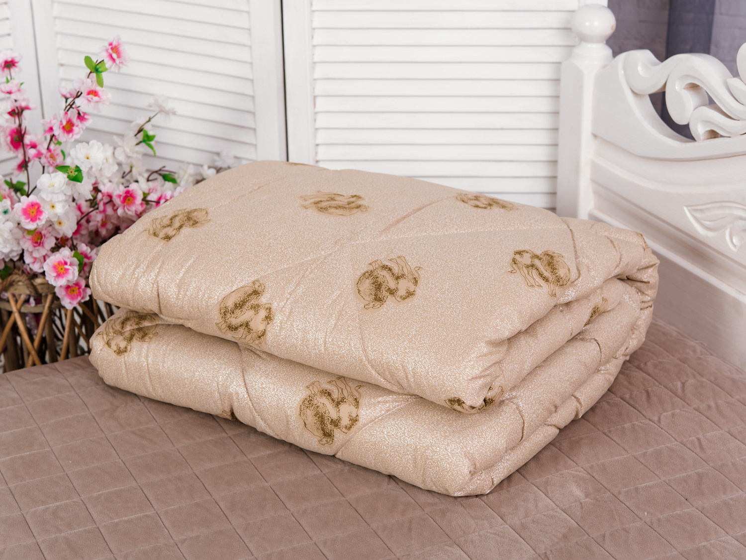 Одеяло "Верблюд" зима тик