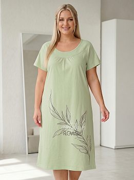 Дарина(фисташка) сорочка ноч. р.54
