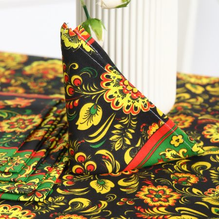 Скатерть "Хохлома" рогожка