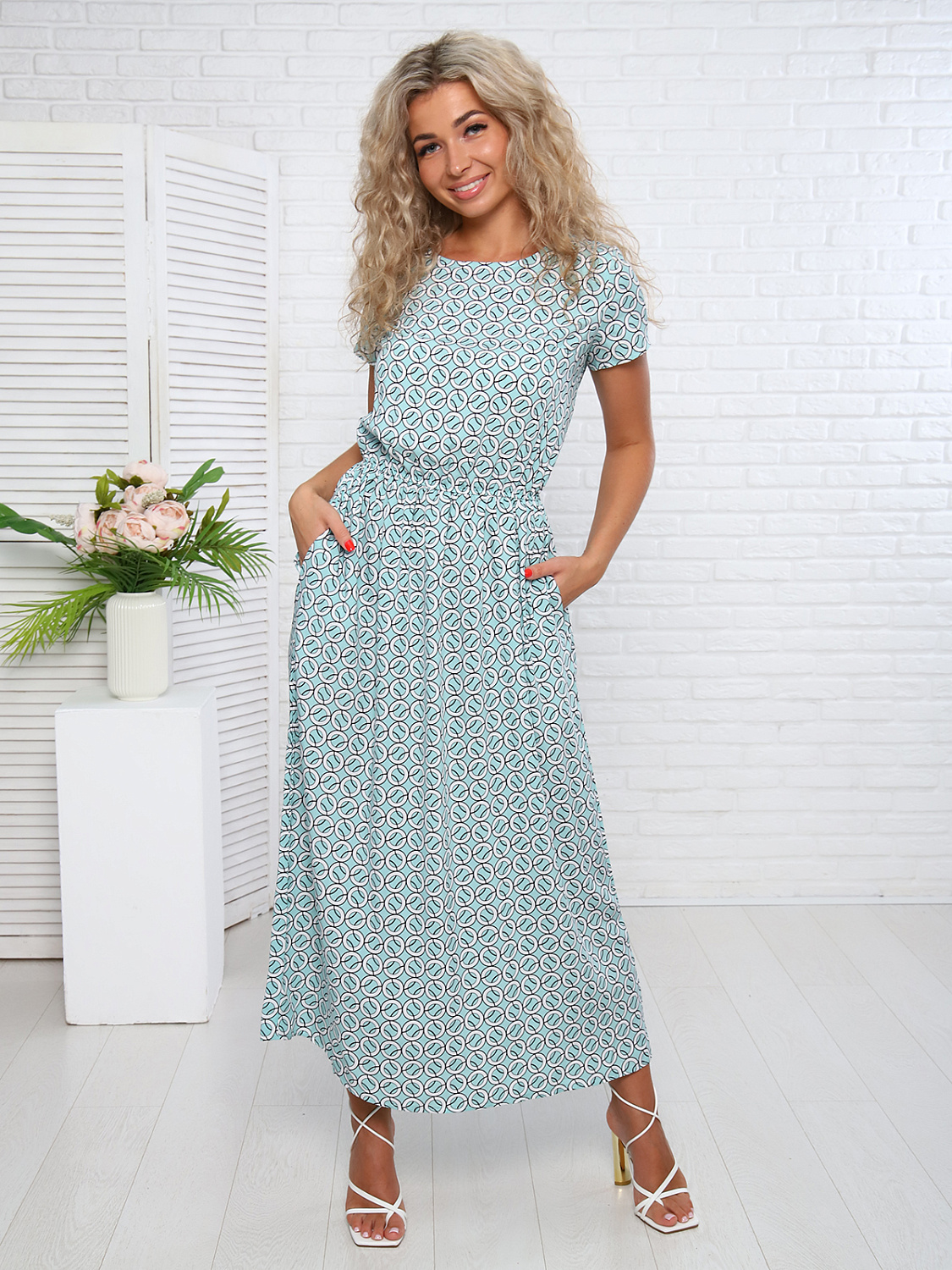 Ассоль(мятные кольца) платье