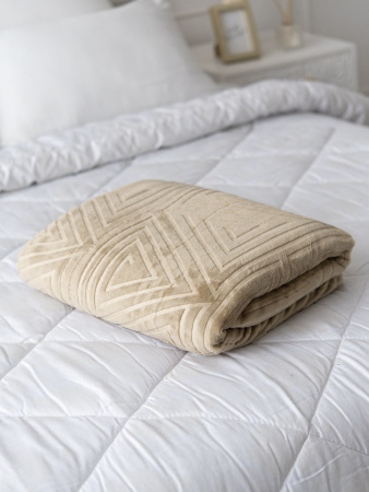 Клеопатра(орех) плед велсофт