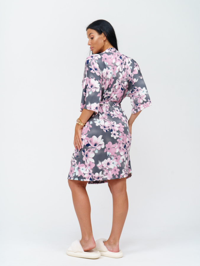 Токио(серый) халат