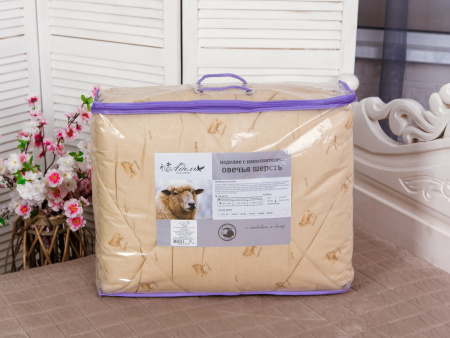 Одеяло "Овечья шерсть" зима п/э