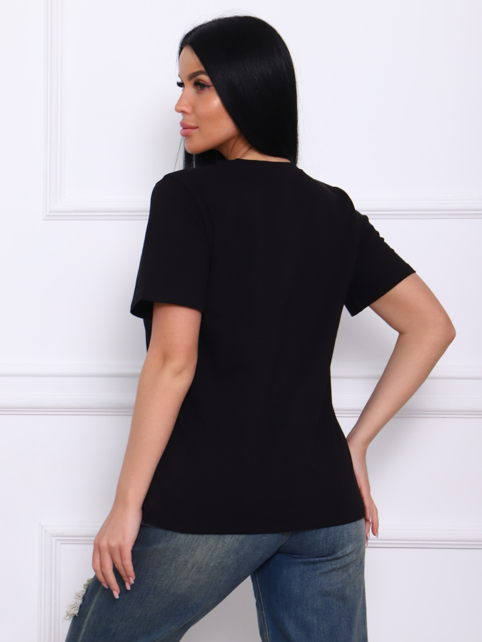 Баланс(чёрный) футболка женская