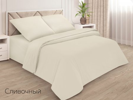 Пододеяльник 1.5сп 145х214 поплин однотонный