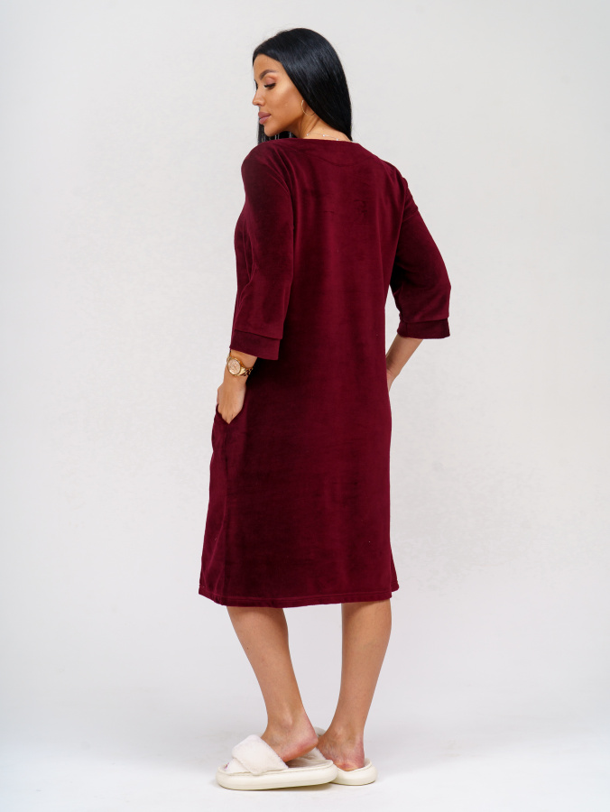 Азалия(бордо) халат