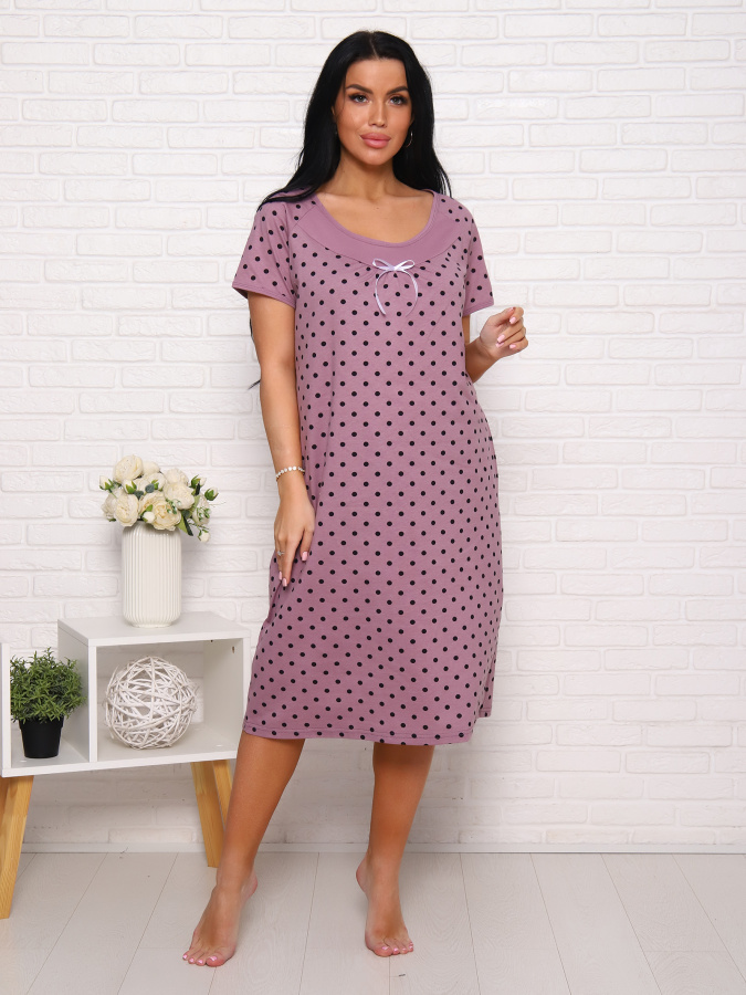 Катя(горох лиловый) сорочка ночная