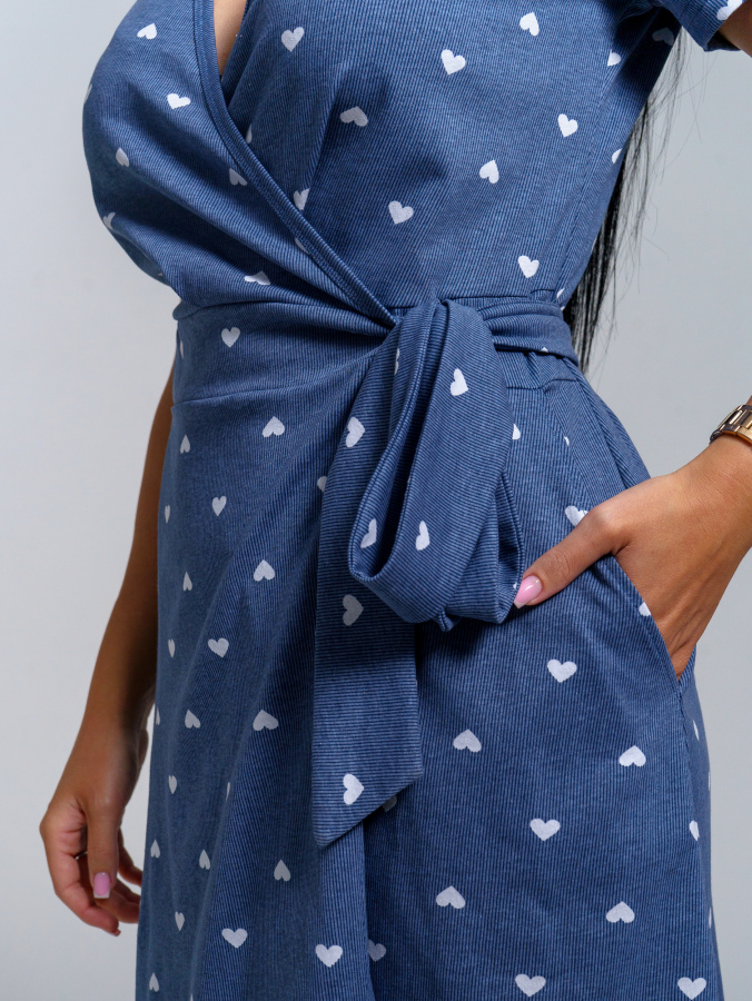 Рози(джинс) халат