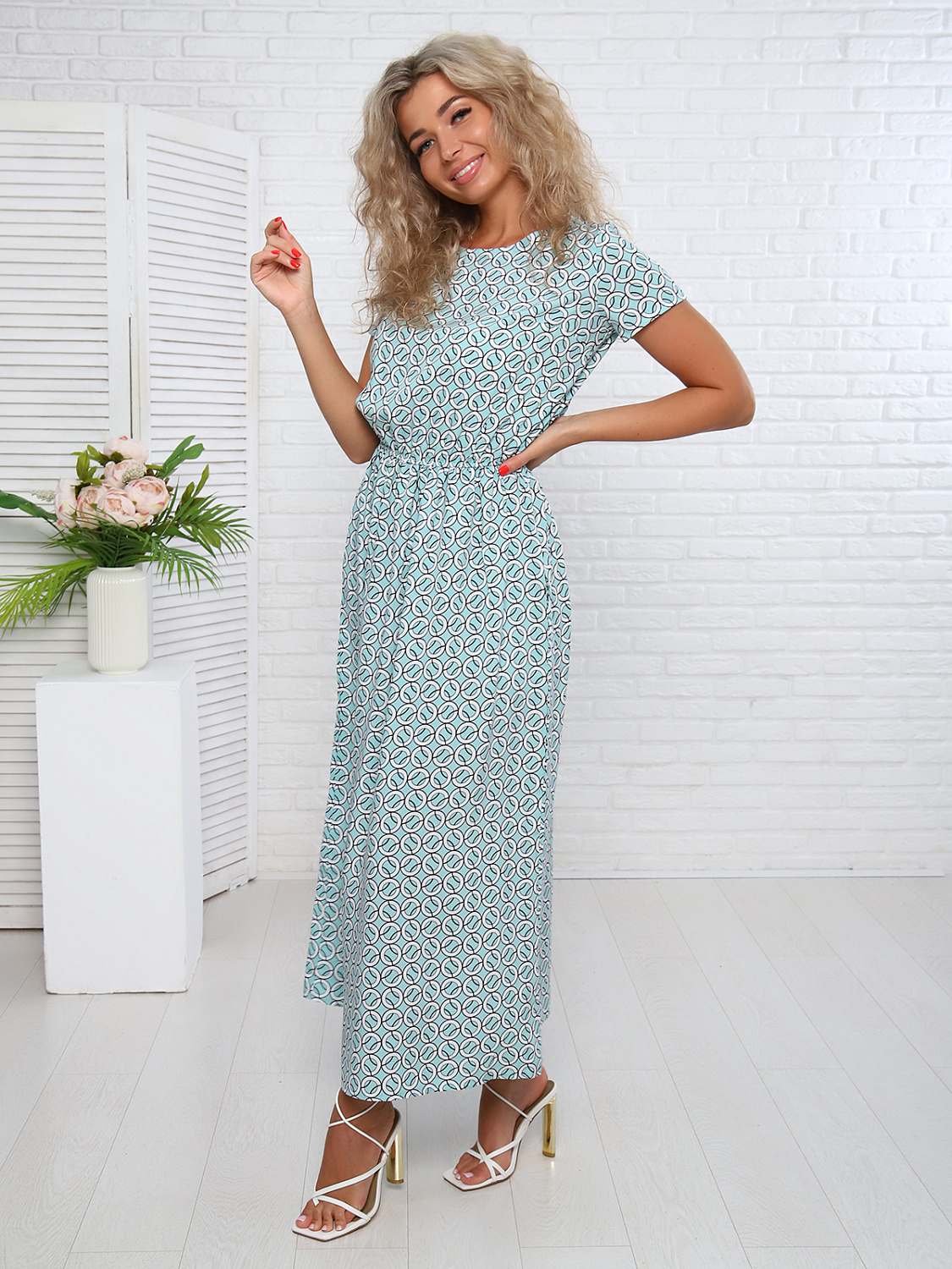 Ассоль(мятные кольца) платье