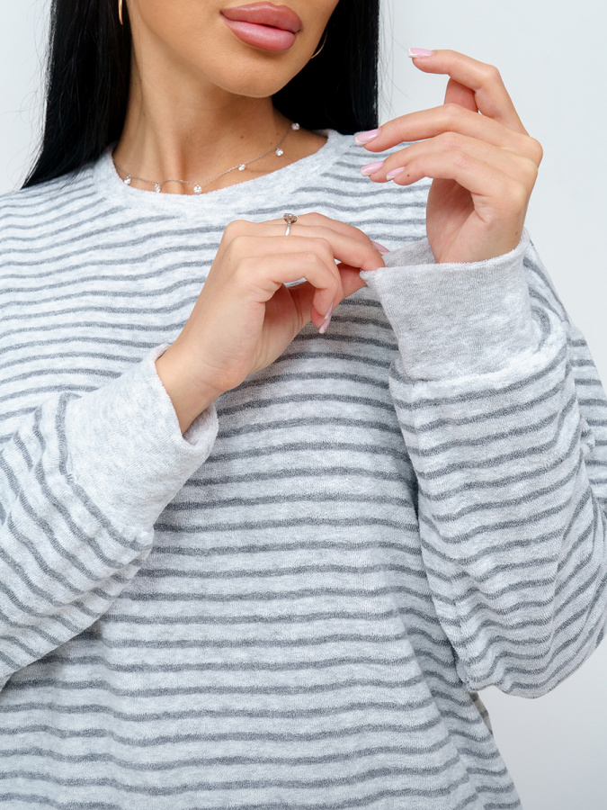 Вита(серый меланж) костюм