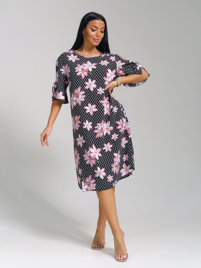 Лилия(чёрный) платье