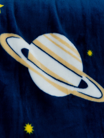 Звездное небо плед велсофт детский