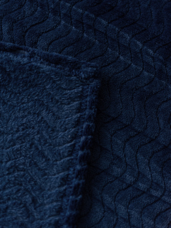 Океан(индиго) плед велсофт