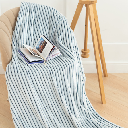 Вертикаль(ультрамарин) плед велсофт