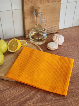 Полотенце вафельное однотонное