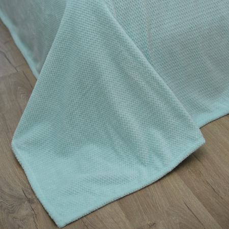 Волна(мята) плед велсофт