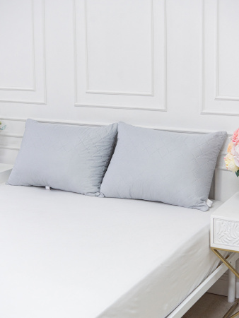 Комплект подушек микрофибра у/степ (сер.) 2шт