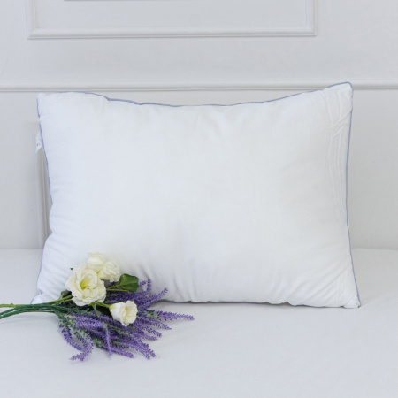 Подушка "Лебяжий пух" поплин(бел)