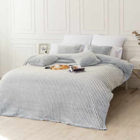 Вертикаль(ультрамарин) плед велсофт