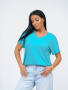 Оксана(бирюзовый) футболка