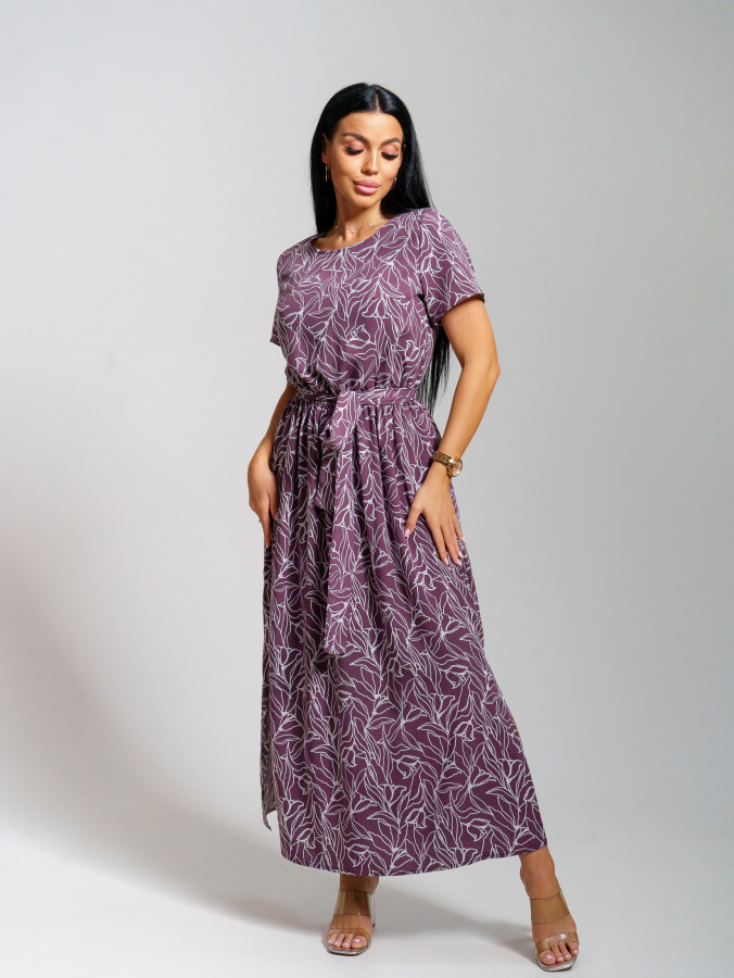 Белла(баклажан) платье