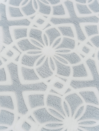 Лотос(серебро) плед велсофт